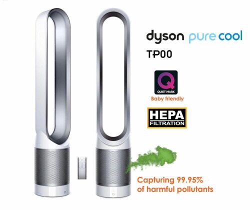 Очиститель воздуха Dyson TP00 ионизатор, светло-серый, белый